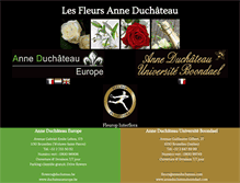 Tablet Screenshot of anneduchateau.com